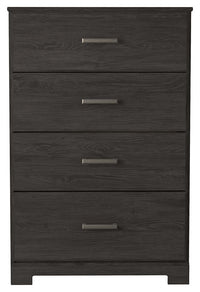 Belachime - Charcoal - Four Drawer Chest