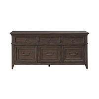 Paradise Valley - Credenza - Saddle Brown