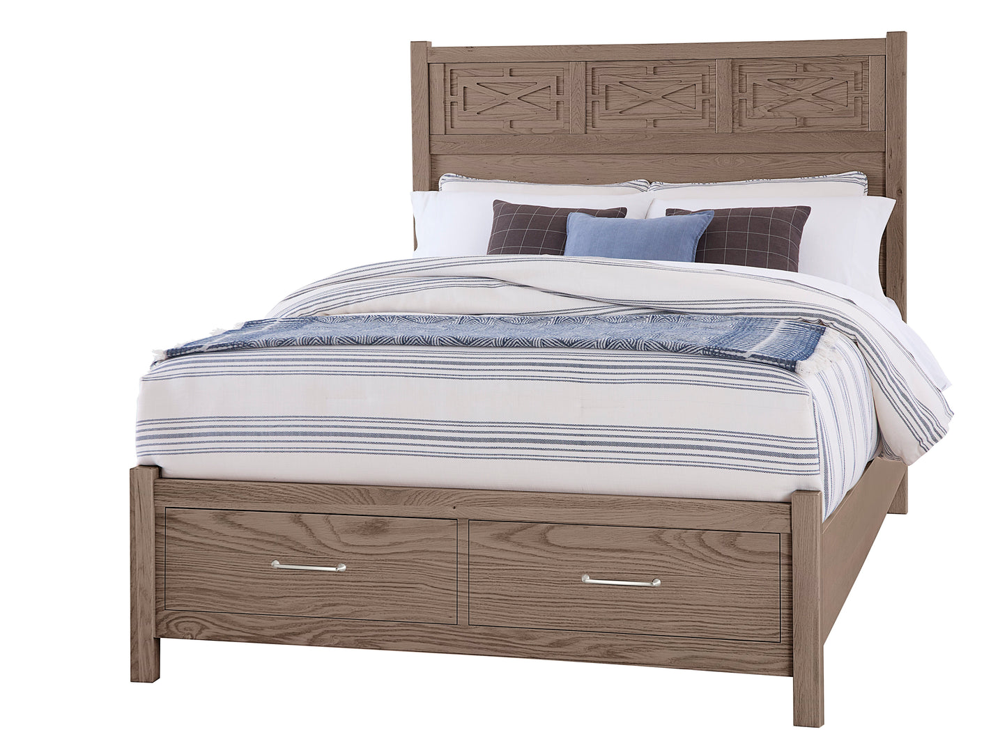 Tide & Timber - Fretwork Panel Storage Bed