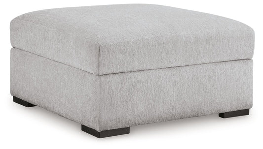 Gabyleigh - Nickel - Ottoman With Storage