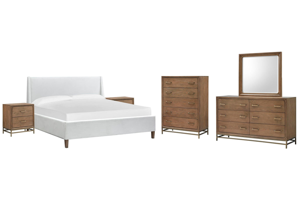 Lindon - Upholstered Island Bed Set