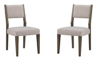 Kavanaugh - Dining Side Chair With Upholstered Seat& Back With o Slats (Set of 2) - Gray