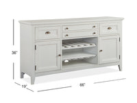 Heron Cove - Buffet - Chalk White