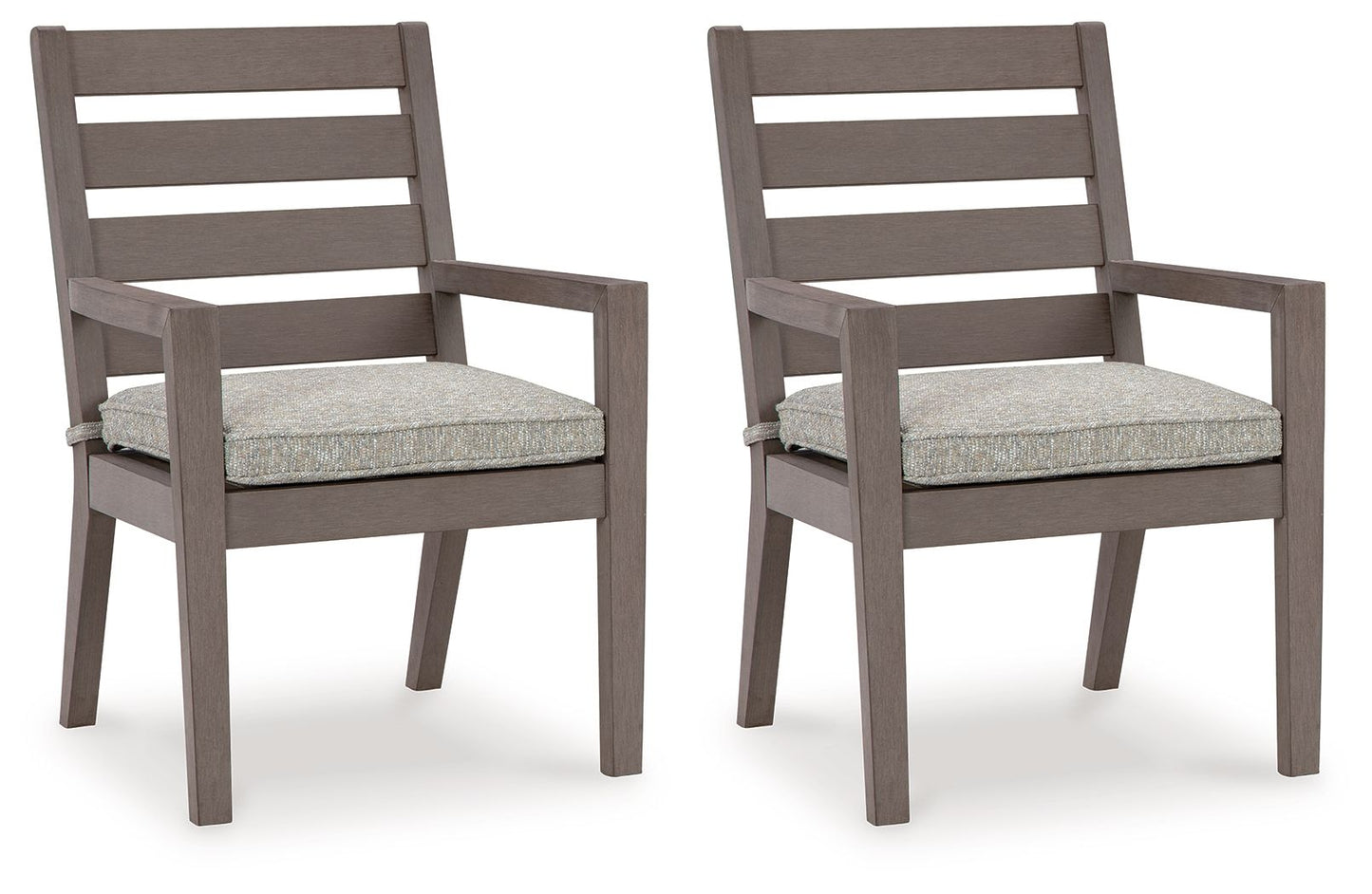 Hillside Barn - Gray / Brown - Arm Chair With Cushion (Set of 2)