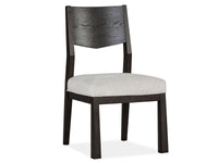 Tauren - Upholstered Side Chair With Solid Back (Set of 2) - Coffee Bean