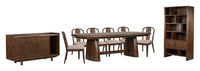 Belville - Extendable Trestle Dining Table Set