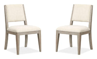 Braelyn - Upholstered Side Chair (Set of 2) - Dorian Gray