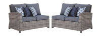 Salem Beach - Gray - 3 Pc. - Sectional Lounge