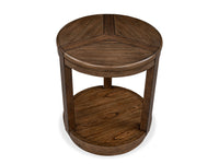 Connolly - Round End Table - Brown