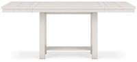 Robbinsdale - Rectangular Counter Height Dining Extension Table Set
