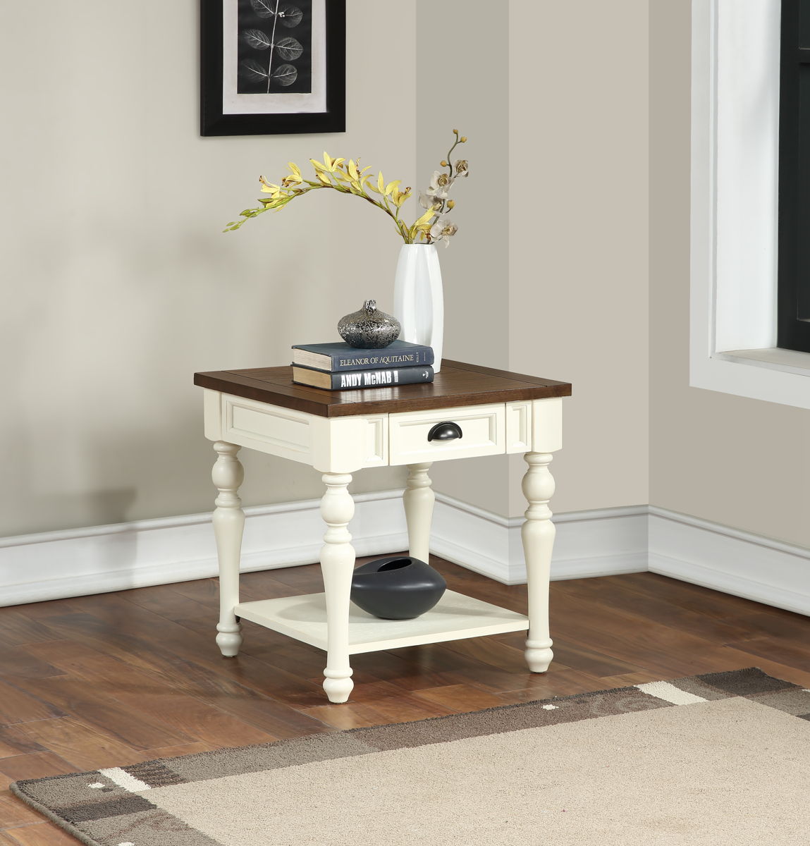 Joanna - End Table - White