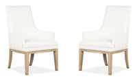 Coventry - Upholstered Host Chair (Set of 2) - Honey Wheat