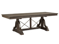 Westley Falls - Extendable Trestle Dining Table Set