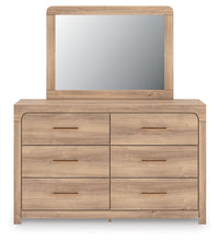 Kinlanni - 4 Pc. - Queen Panel Bed, Dresser, Mirror And Nightstand - Tan