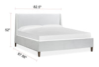 Lindon - Complete Upholstered Island Bed