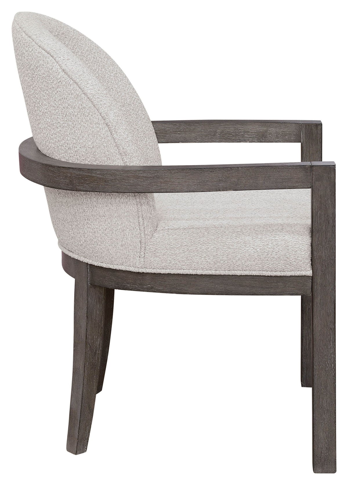 Anderson Park - Upholstered Host Chair - Moose Trail / Frontier Brown