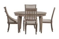 Lancaster - Extendable Round Dining Table Set