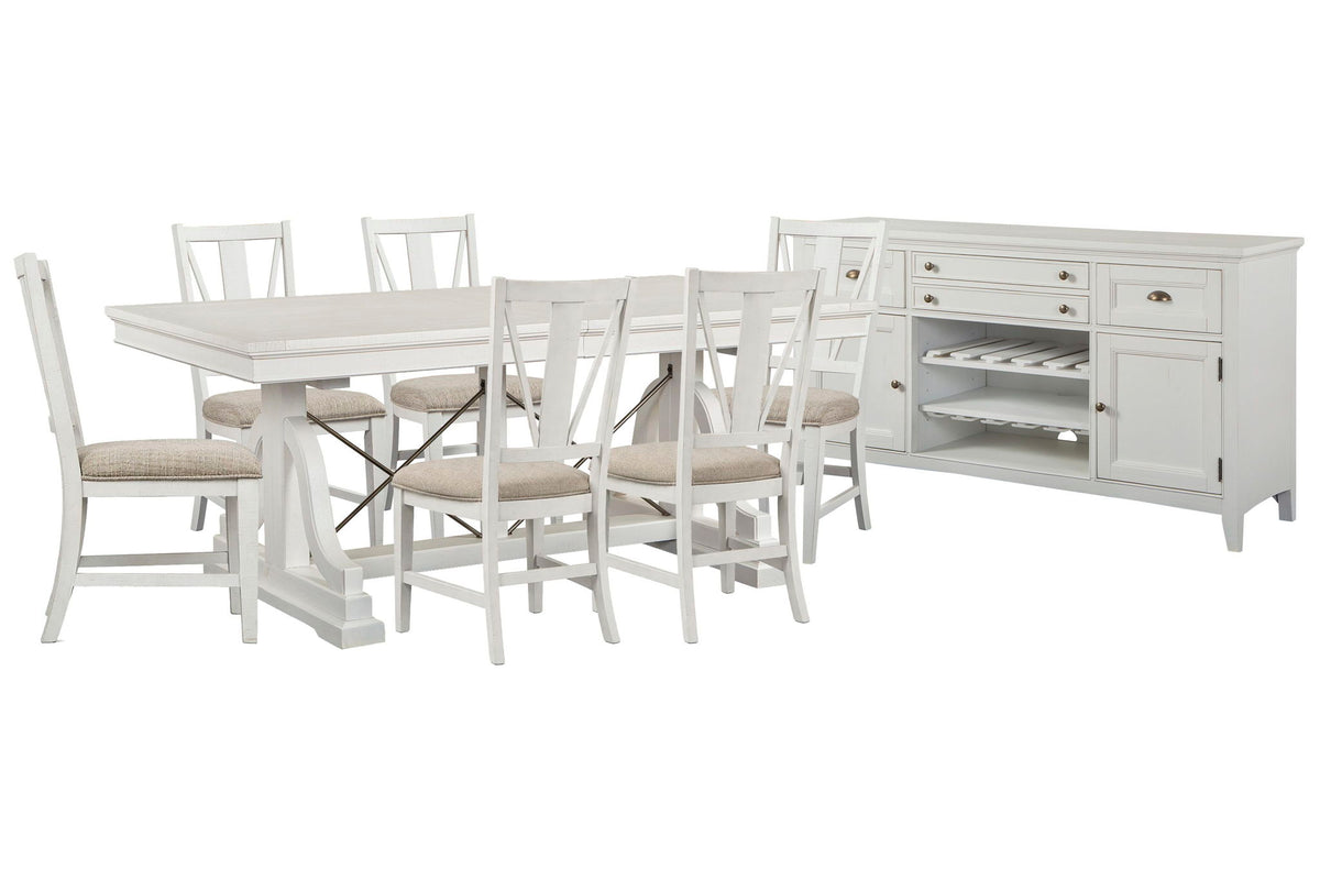 Heron Cove - Extendable Trestle Dining Table Set