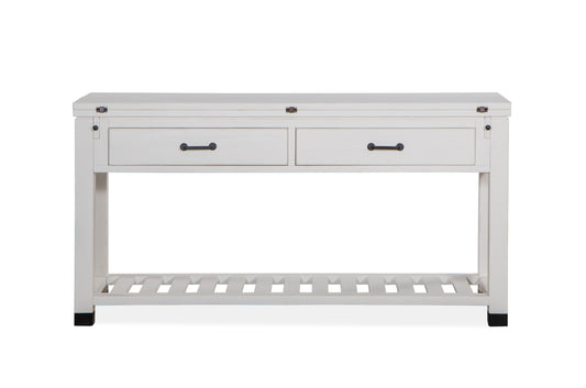 Harper Springs - Flip Top Sofa Table - Silo White