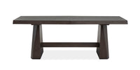 Tauren - Extendable Double Pedestal Dining Table - Coffee Bean