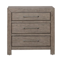 Skyview Lodge - Nightstand With Charging Station - Light Brown