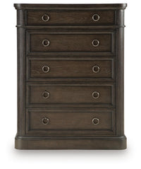 Wickenger - Five Drawer Chest - Dark Brown