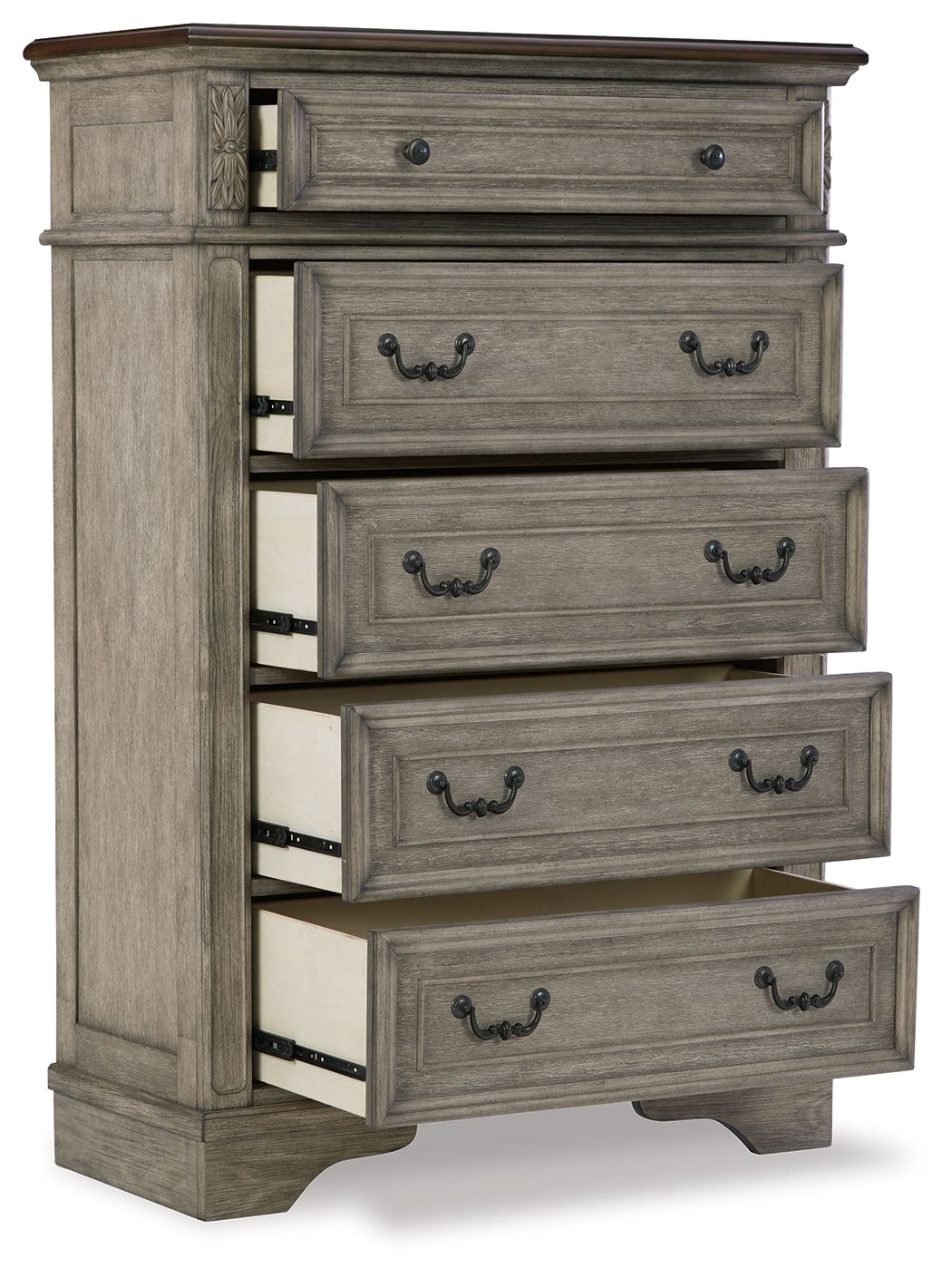 Lodenbay - Antique Gray - Five Drawer Chest