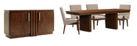 Reena - Extendable Trestle Dining Table Set