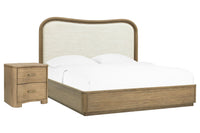 Leeza - Bedroom Set With Upholstered Panel Bed