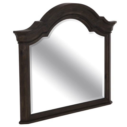 Bellamy - Shaped Mirror - Peppercorn