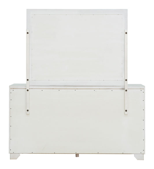 Camila - Dresser and Mirror - Creamy White