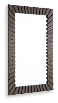 Advin - Dark Brown - Accent Mirror