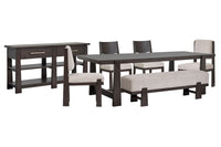 Tauren - Trestle Dining Table Set
