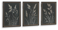 Janisburg - Wall Art Set (Set of 3) - Black / White / Brown