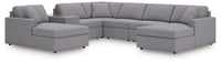 Modmax - U-Shaped Sectional - Granite