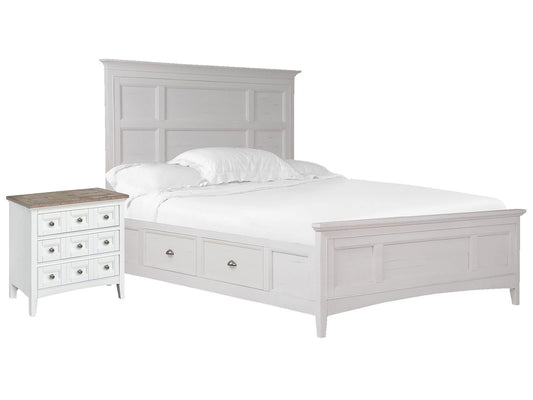 Heron Cove - Panel Storage Bedroom Set - Two Tone