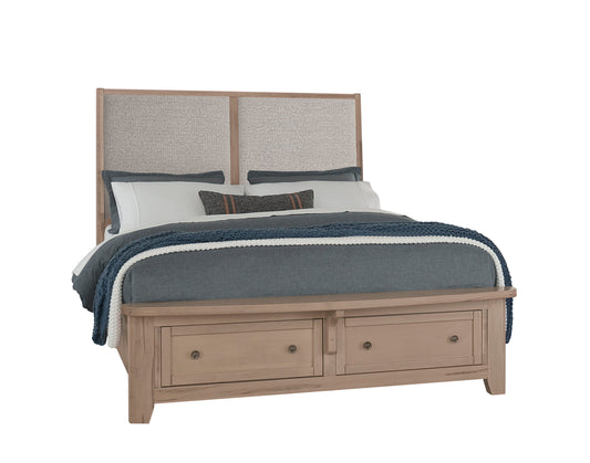 Woodbridge - Storage Upolstered Bed - Wood