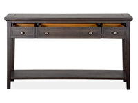 Westley Falls - Rectangular Sofa Table - Graphite