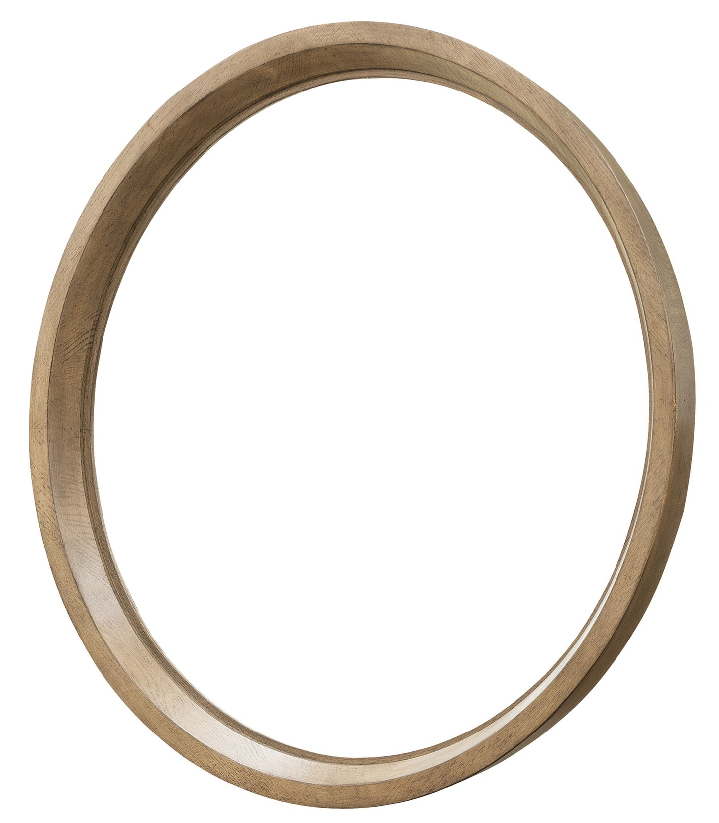 Leeza - Round Mirror - Brown