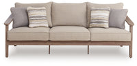 Harmony Headlands - Sofa With Cushion - Natural / Gray