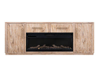 Balam - 2 Drawer & 2 Door Electric Fireplace