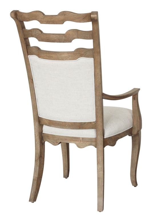 Weston Hills - Upholstered Arm Chair (Set of 2) - Flax Seed