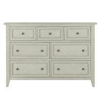 Raelynn - 7 Drawer Dresser - Weathered White