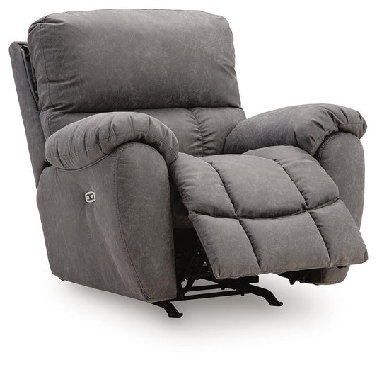 Bakerstein - Power Rocker Recliner With Adjustable Headrest - Galaxy