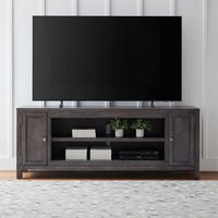 Fireplace TV Consoles - 78" Fireplace TV Console FTS - Dark Brown