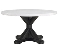 Vance - 5 Piece Dining Room Set - White / Gray