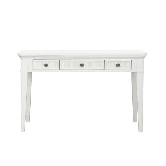 Savannah - 3-Drawer Desk - White Finish - White