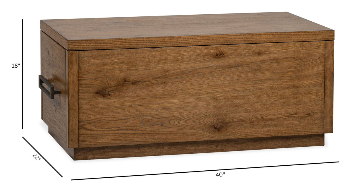 Marcel - Lift Top Storage Cocktail Table - Brown