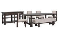 Tauren - Trestle Dining Table Set