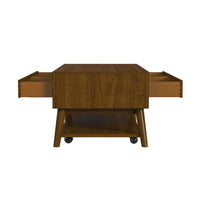 Santa Barbara - 3 Piece Occasional Table Set (Coffee Table, End Table & Sofa) - Walnut